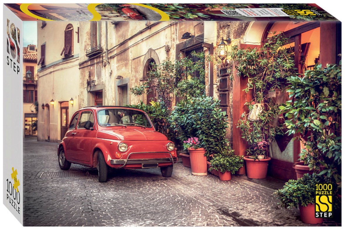 Пазл 1000 деталей Фиат Fiat 500, Step Puzzle купить,NaN