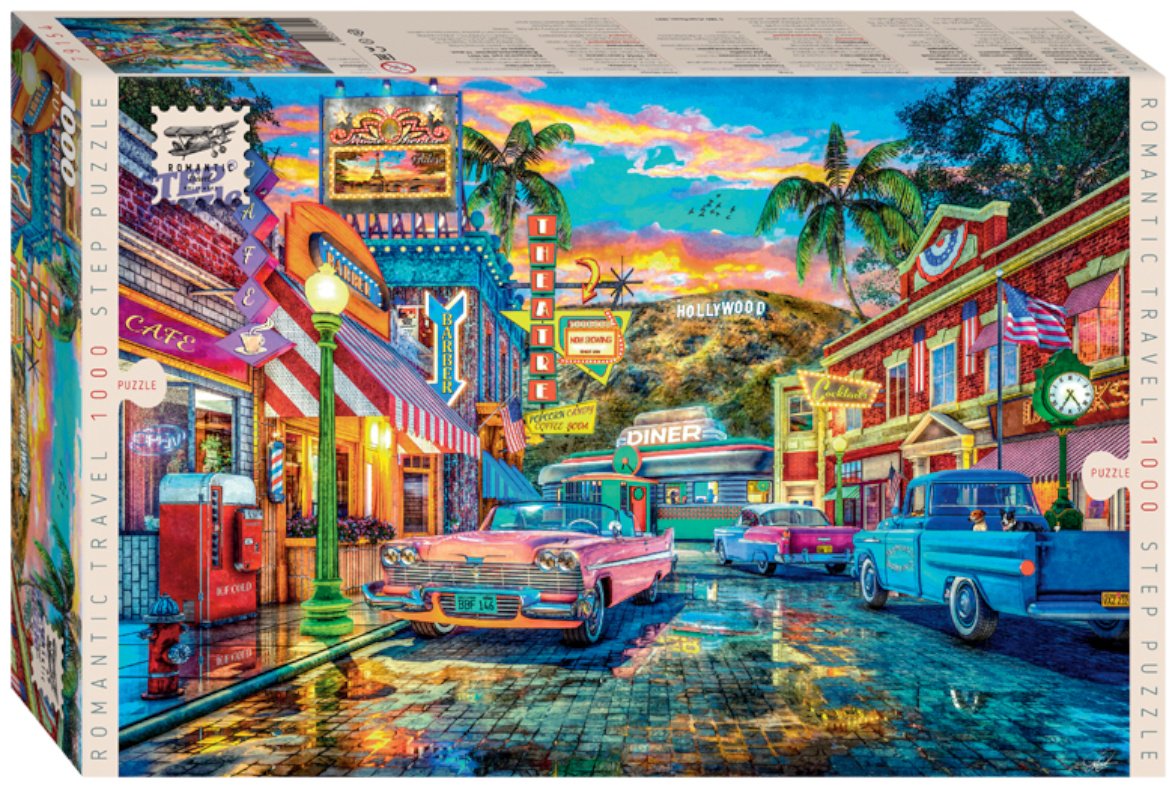 Пазл Step Puzzle Пазл 1000 эл. "Голливуд" классический 1000 деталей купить,NaN