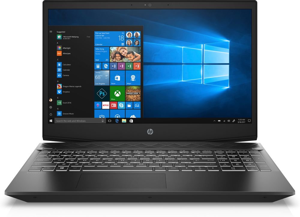 Ноутбук HP Pavilion 15-cx0117ur черный 