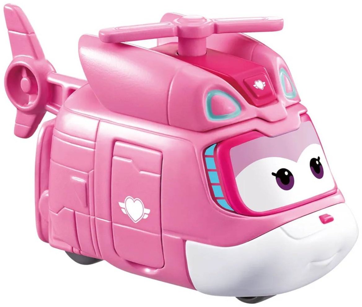 Трансформер Super Wings Набор из 5 мини-трансформеров: Джетт, Диззи, Тино, Голден бой, Марти, высота 5.8 см купить,NaN