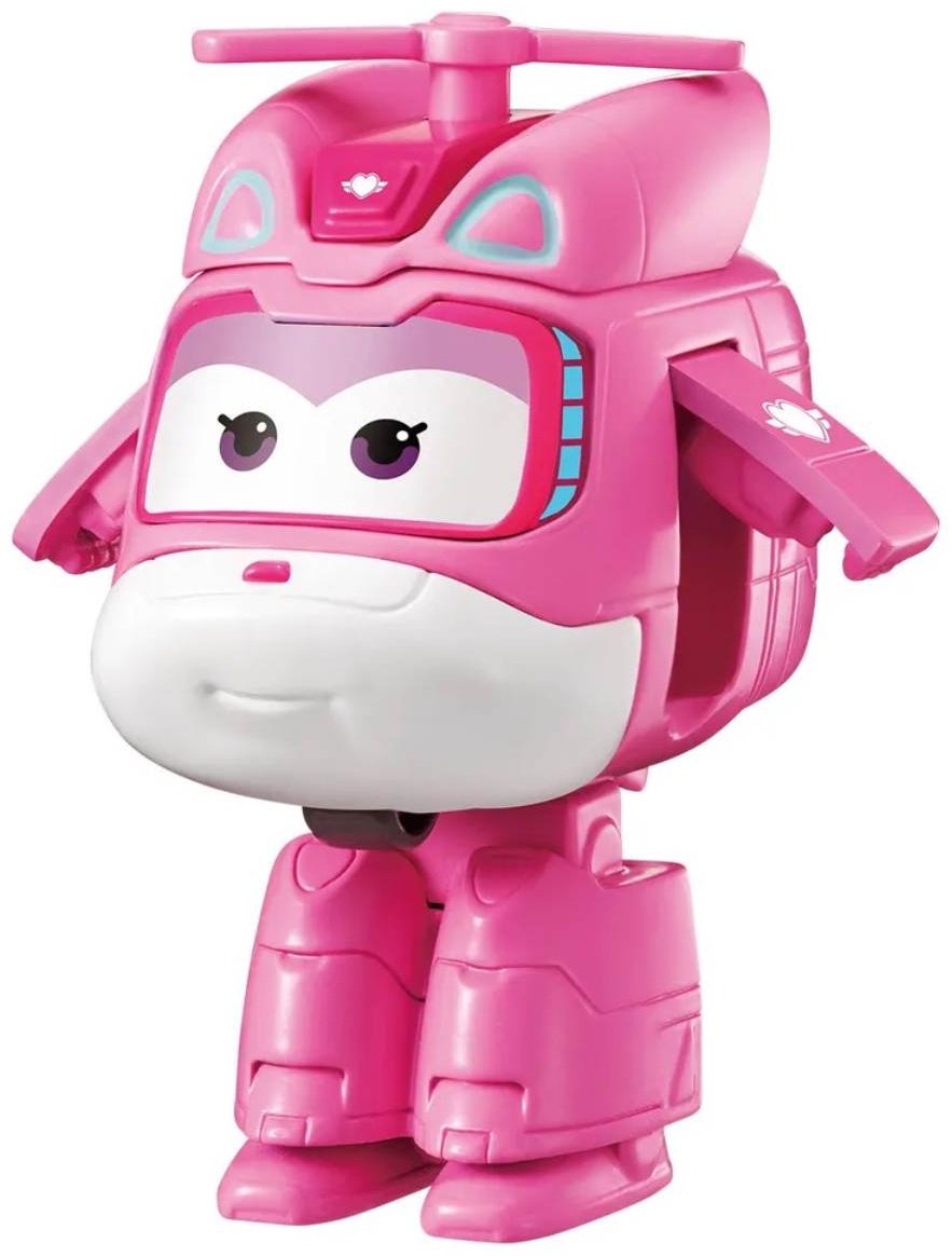 Трансформер Super Wings Набор из 5 мини-трансформеров: Джетт, Диззи, Тино, Голден бой, Марти, высота 5.8 см купить,NaN