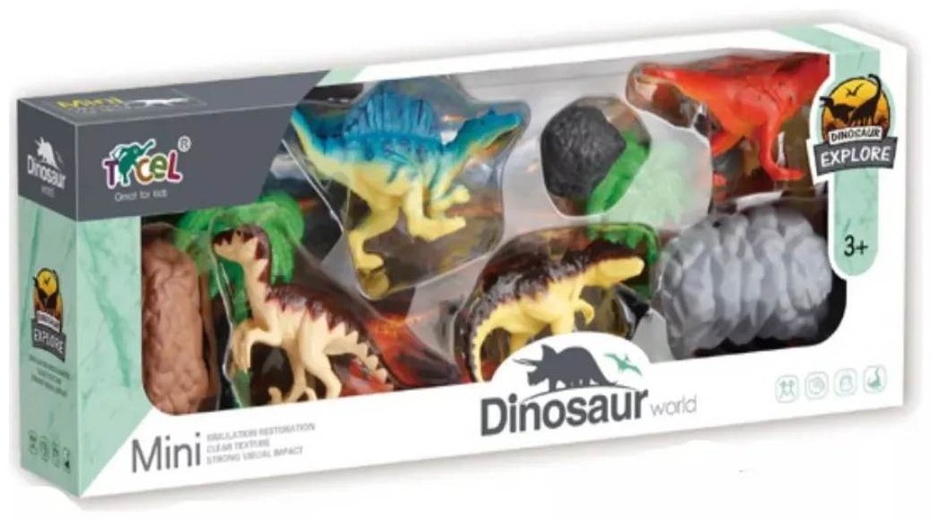 Nature Explorer Время динозавров 11.5 см 4 шт купить,NaN