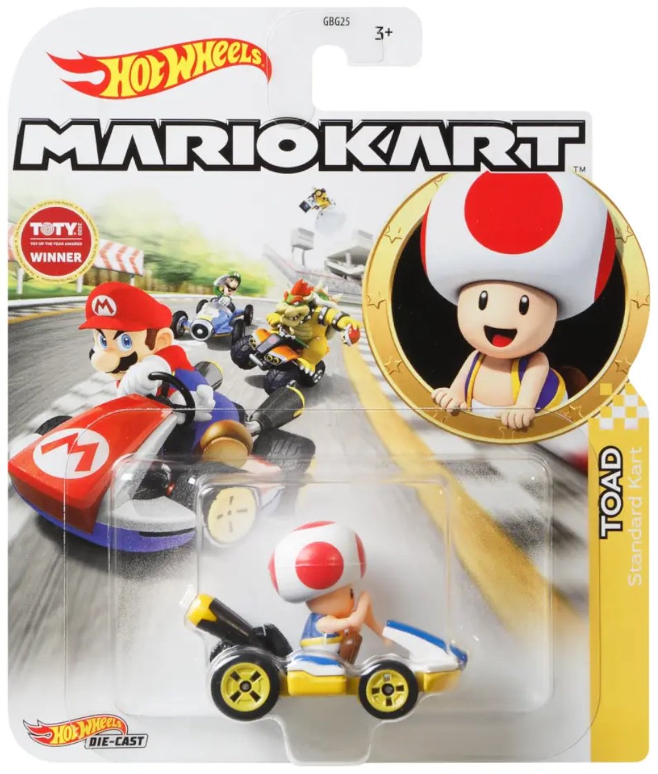 Машина Hot Wheels Mario Kart GBG25/GJH63 мультиколор купить,NaN