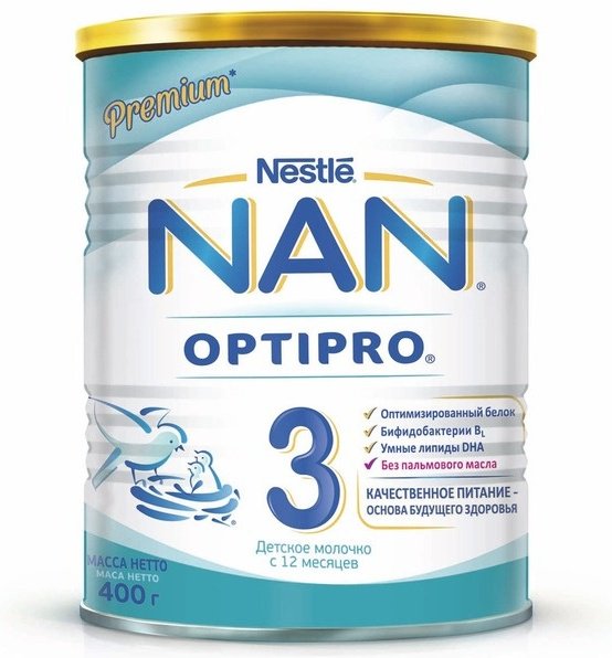 Nestlé NAN-3 с 1 года 400 г купить,NaN