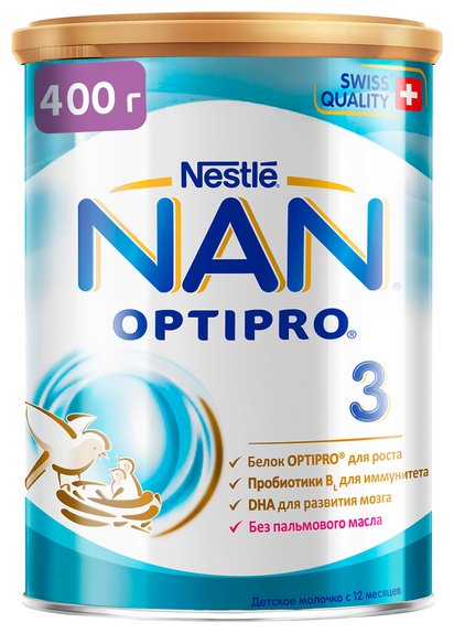 Nestlé NAN-3 с 1 года 400 г купить,NaN