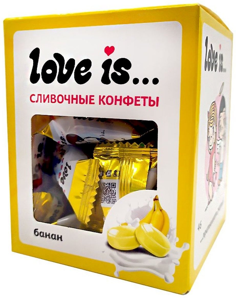 Конфеты жевательные Love is сливочные банан 85 г купить,NaN