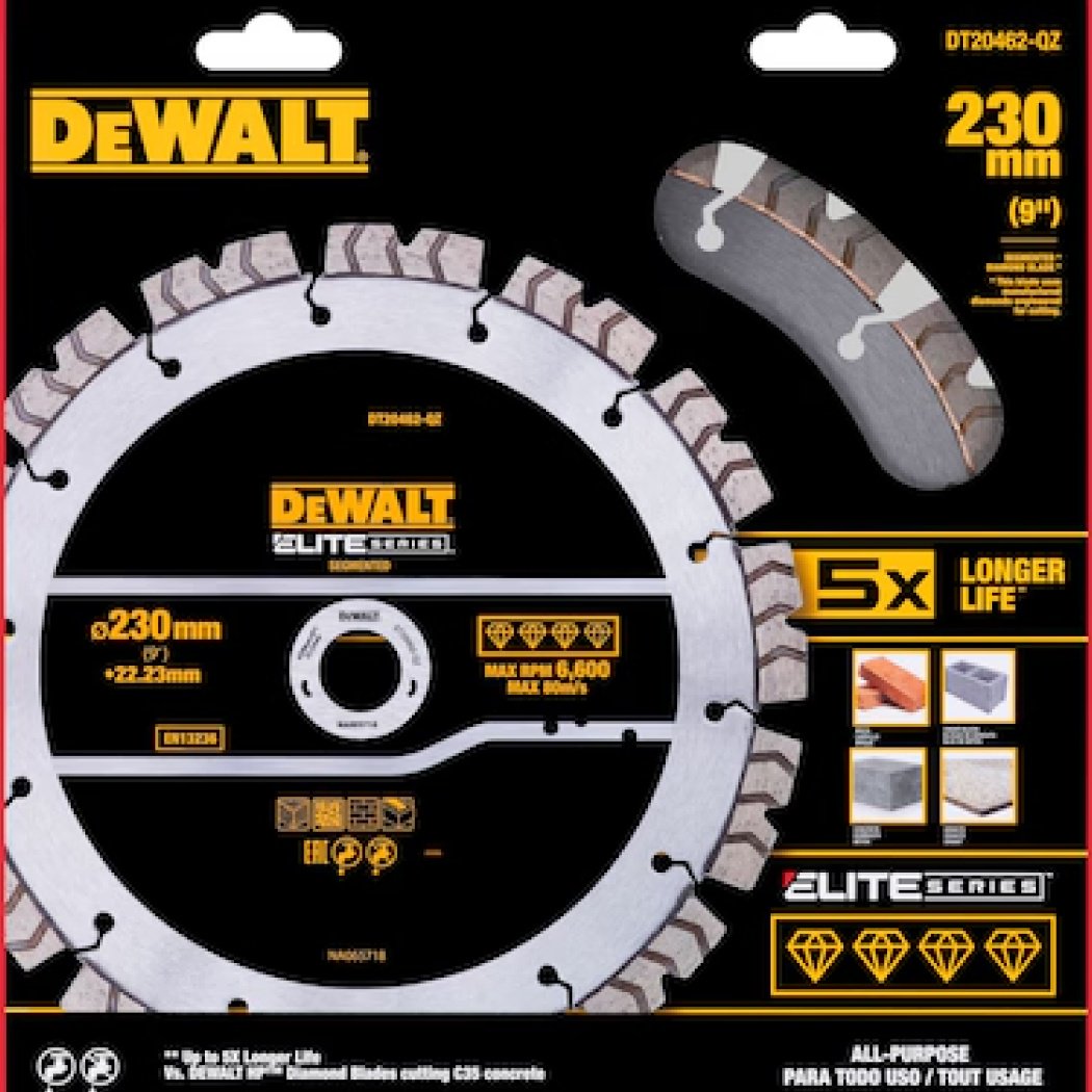 Диск отрезной алмазный 230x22.23х3 мм, DeWALT DT20462-QZ