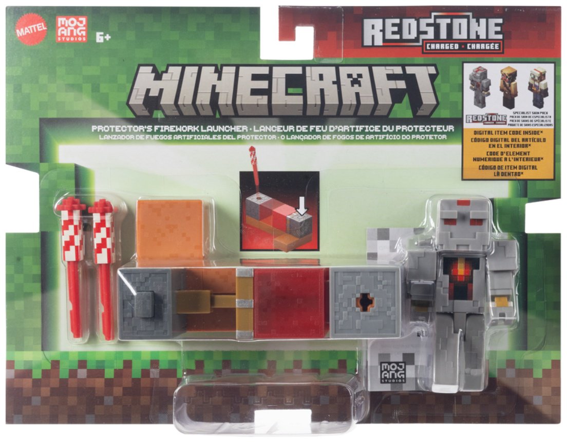 Набор Minecraft Redstone Charged. Игровой набор Protector'S Firework Launcher купить,NaN