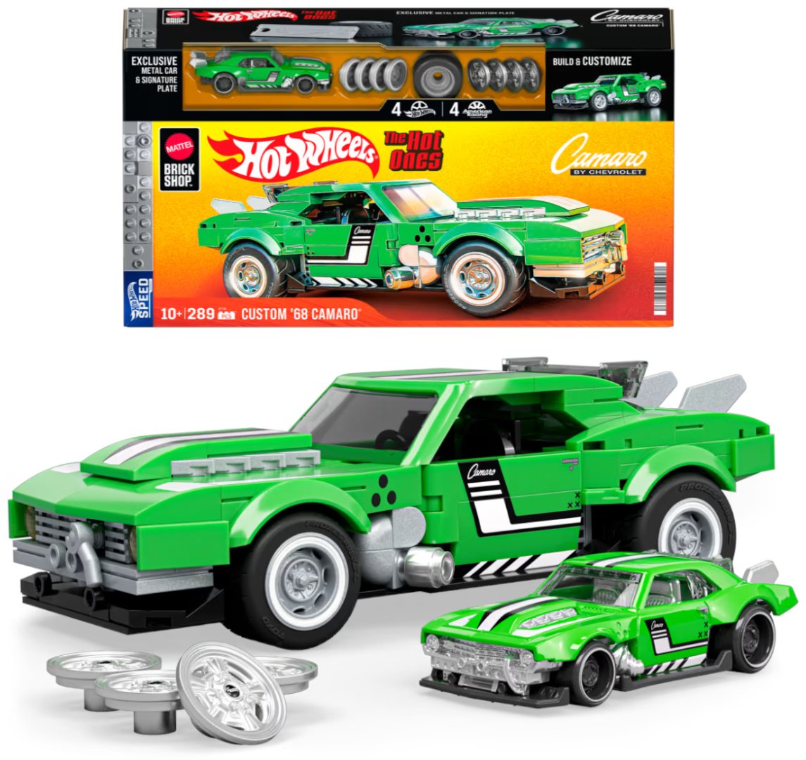 Конструктор Mattel Custom ’68 Camaro JFT160, деталей 289 шт купить,NaN