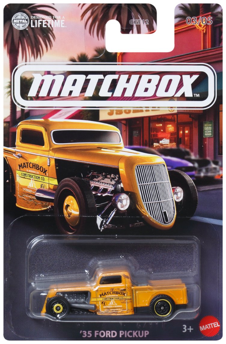 Легковая Matchbox '35 Ford Pickup желтый купить,NaN