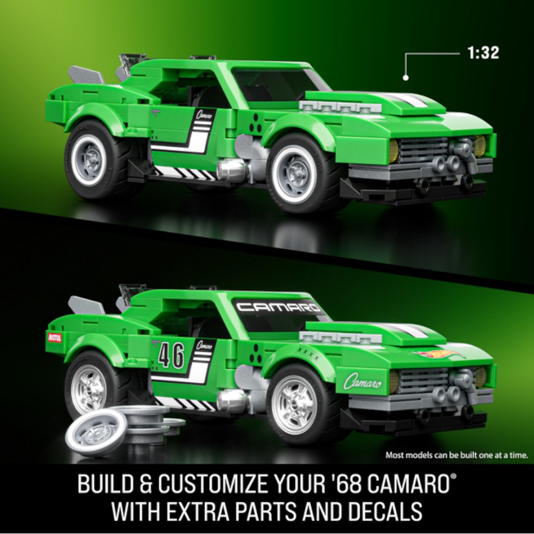 Конструктор Mattel Custom ’68 Camaro JFT160, деталей 289 шт купить,NaN