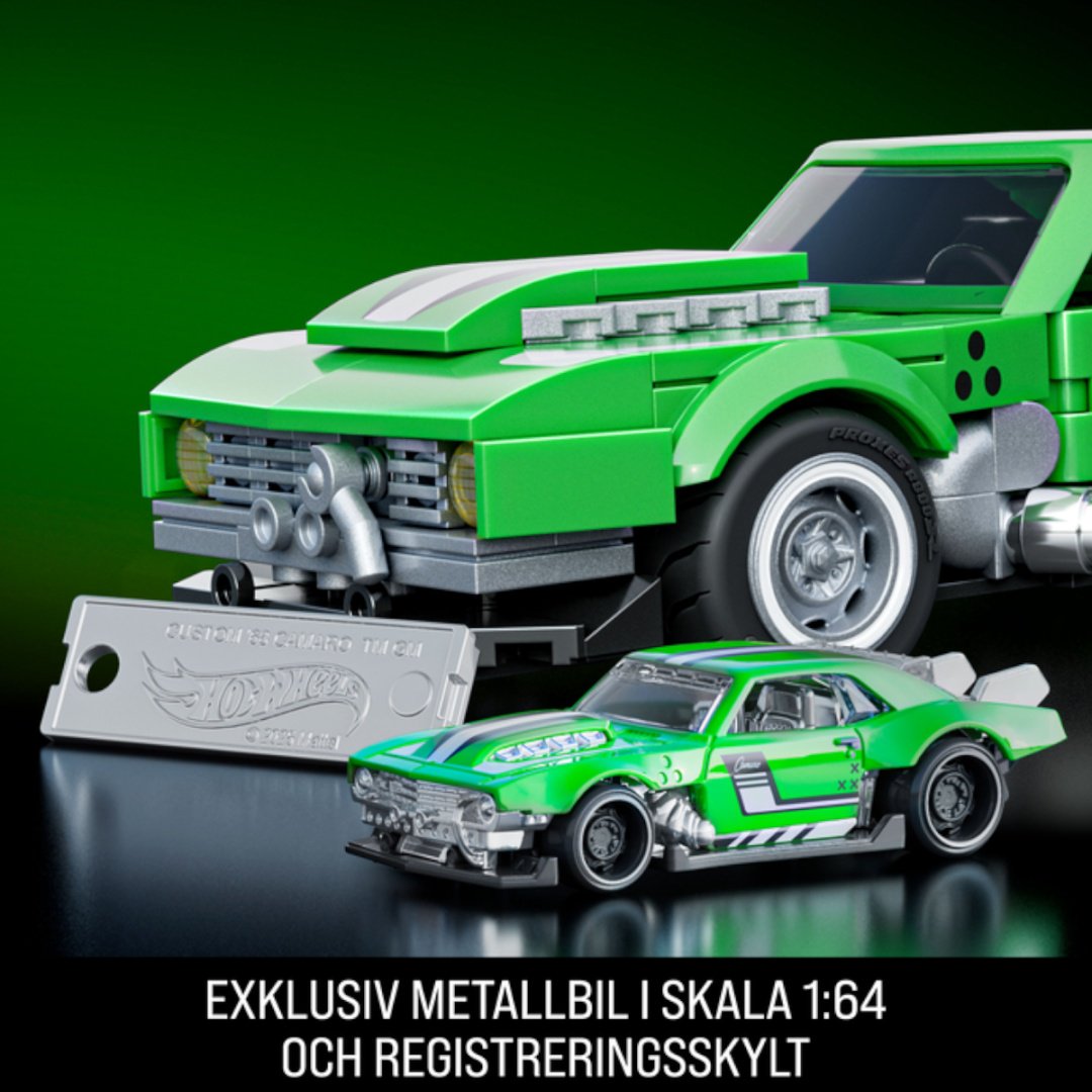 Конструктор Mattel Custom ’68 Camaro JFT160, деталей 289 шт купить,NaN