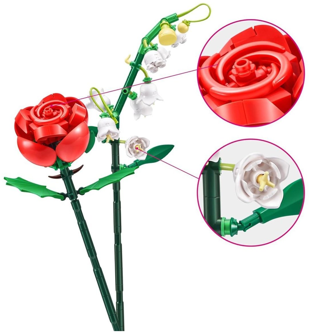 Конструктор MAX в капсуле Garden, два цветка 83184GQ1, деталей 243 шт купить,NaN