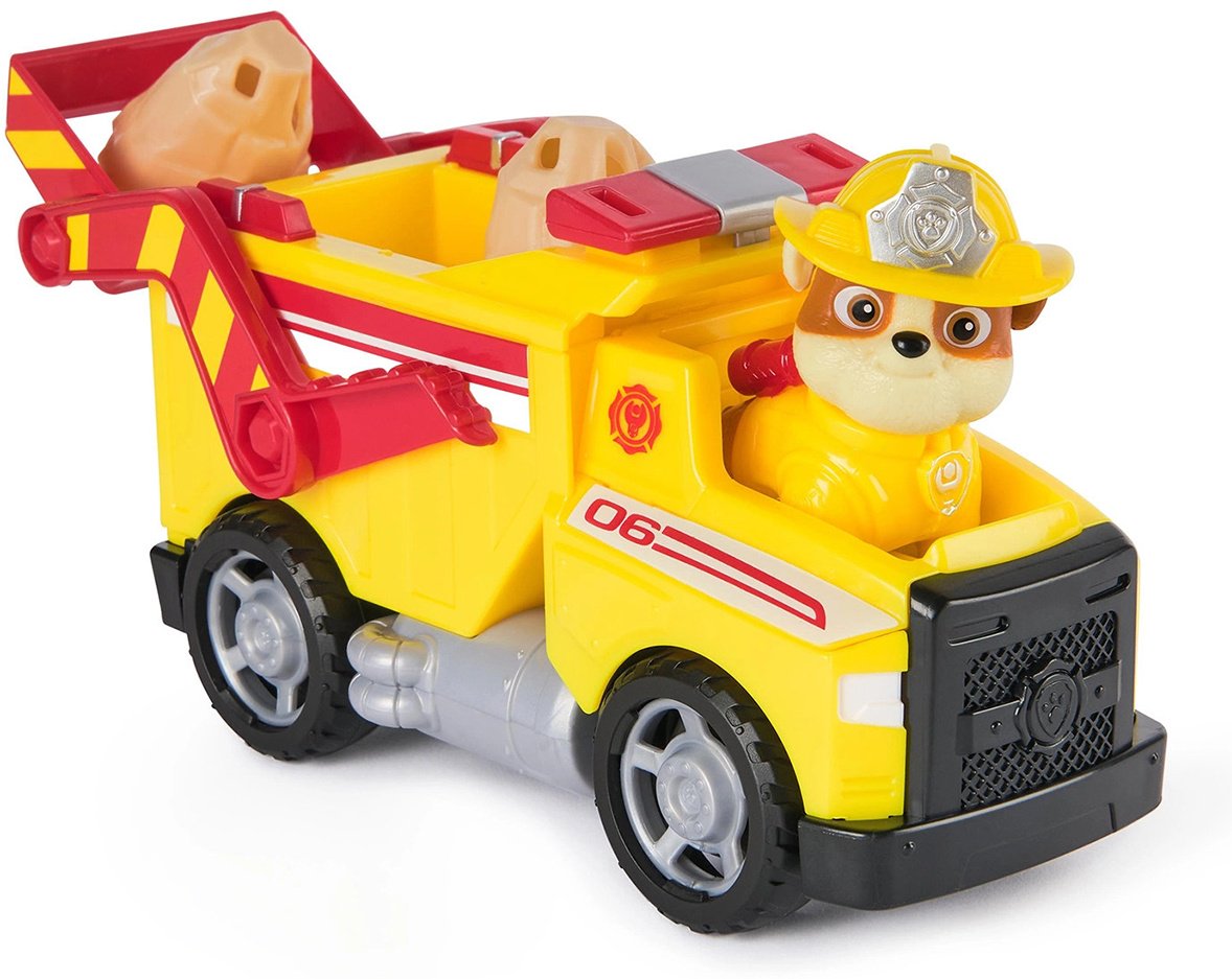 Пожарная машина PAW Patrol Щенячий патруль Пожарные спасатели машинка с фигуркой Крепыш желтый купить,NaN