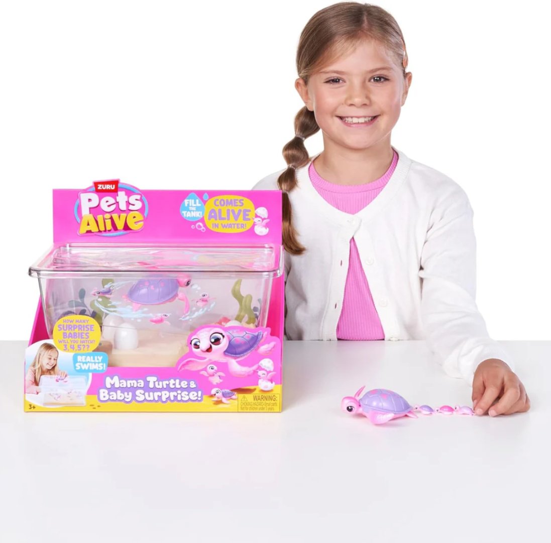 Интерактивная игрушка Pets Alive Мама-Черепаха с малышами купить,NaN