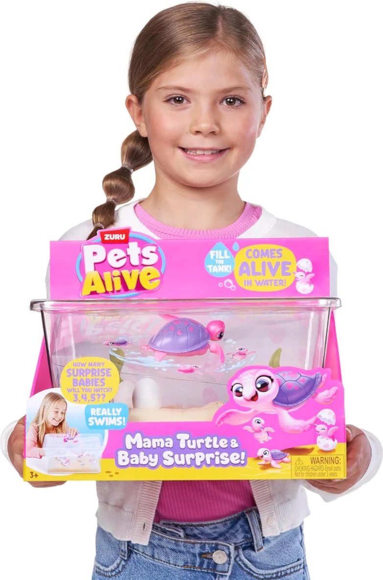 Интерактивная игрушка Pets Alive Мама-Черепаха с малышами купить,NaN