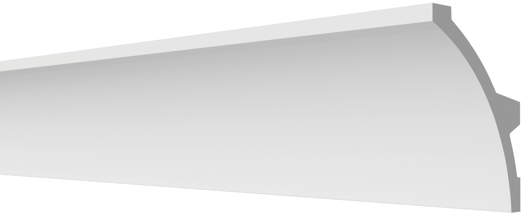 Плинтус потолочный Decor-Dizayn DD512 80х40х2000/20 белый купить,NaN