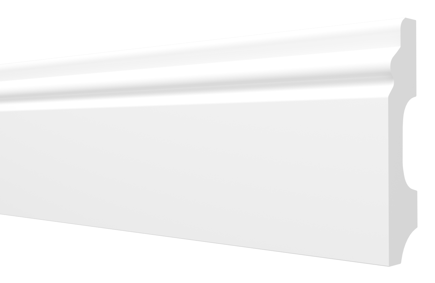 Плинтус напольный Decor-Dizayn DD27 59х13х2000/31 белый купить,NaN