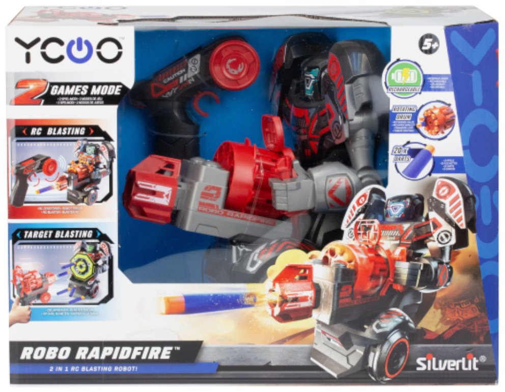 Трансформер Silverlit Robo Rapidfire, высота 30 см купить,NaN