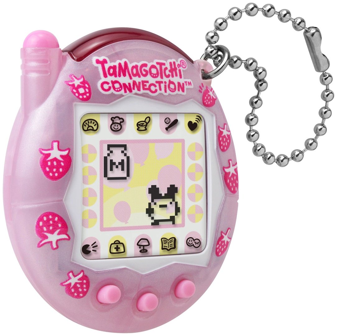 Тамагочи Bandai Tamagochi интерактивная игрушка Коннекшн Стробери Пёрл Милк 68066 купить,NaN
