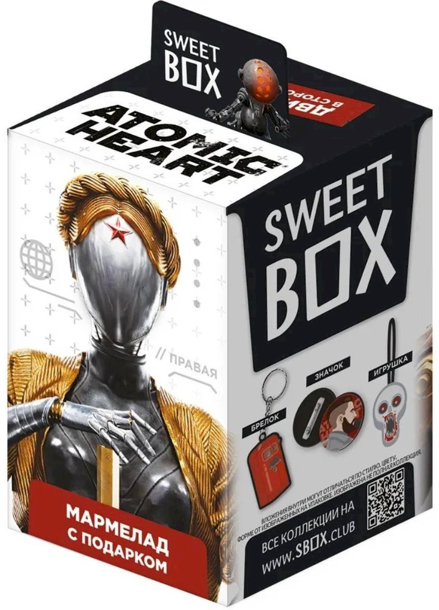 Мармелад Sweet Box Atomic Heart с игрушкой жевательный 10 г купить,NaN