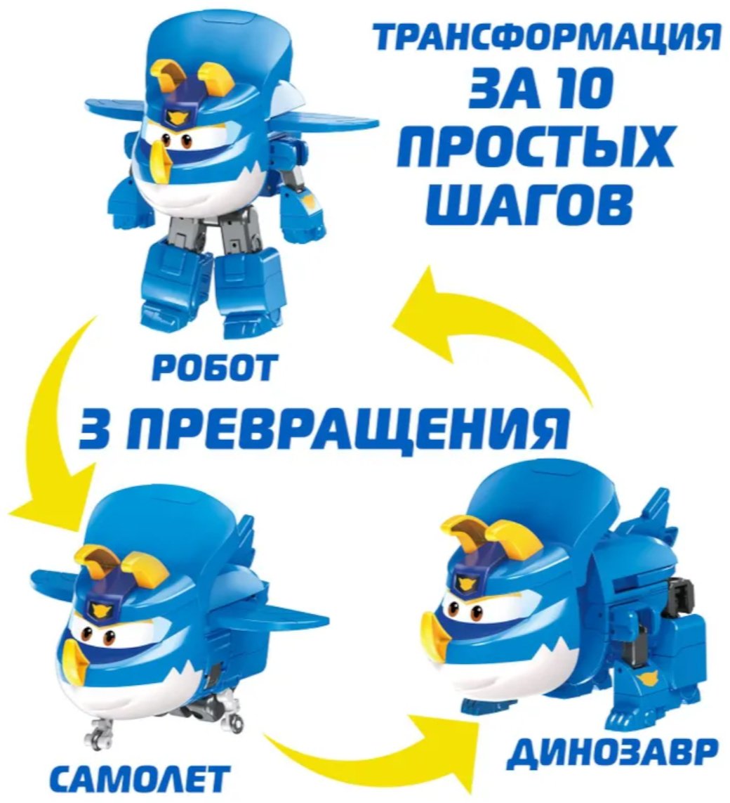 Трансформер Super Wings Трико Супер Крылья, высота 13 см купить,NaN