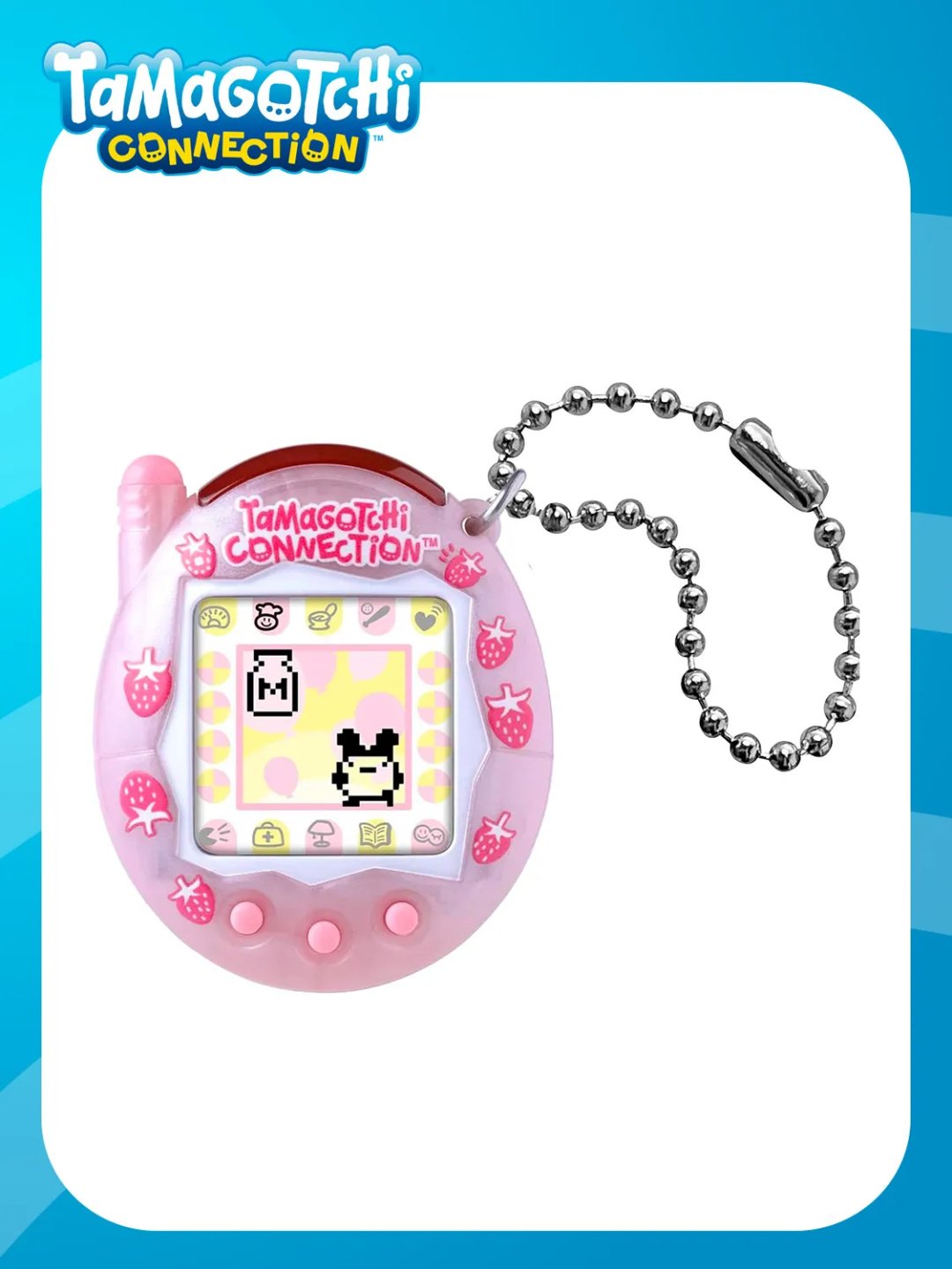 Тамагочи Bandai Tamagochi интерактивная игрушка Коннекшн Стробери Пёрл Милк 68066 купить,NaN