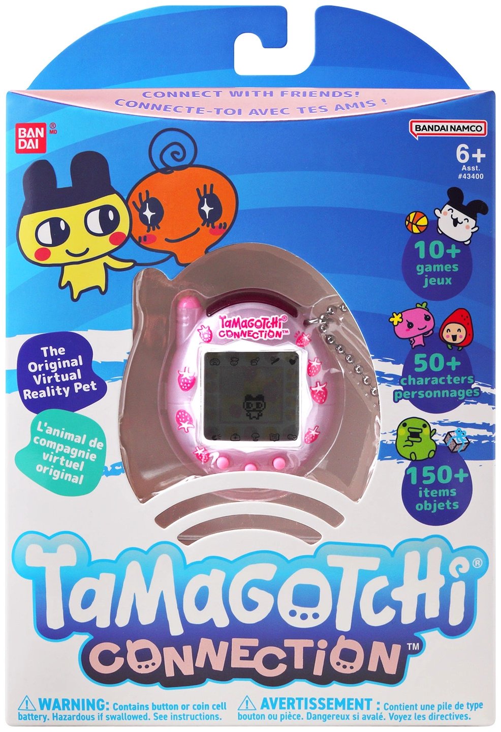 Тамагочи Bandai Tamagochi интерактивная игрушка Коннекшн Стробери Пёрл Милк 68066 купить,NaN