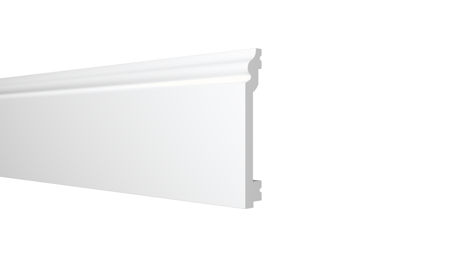 Плинтус напольный Decor-Dizayn DD701 100х16х2000 белый