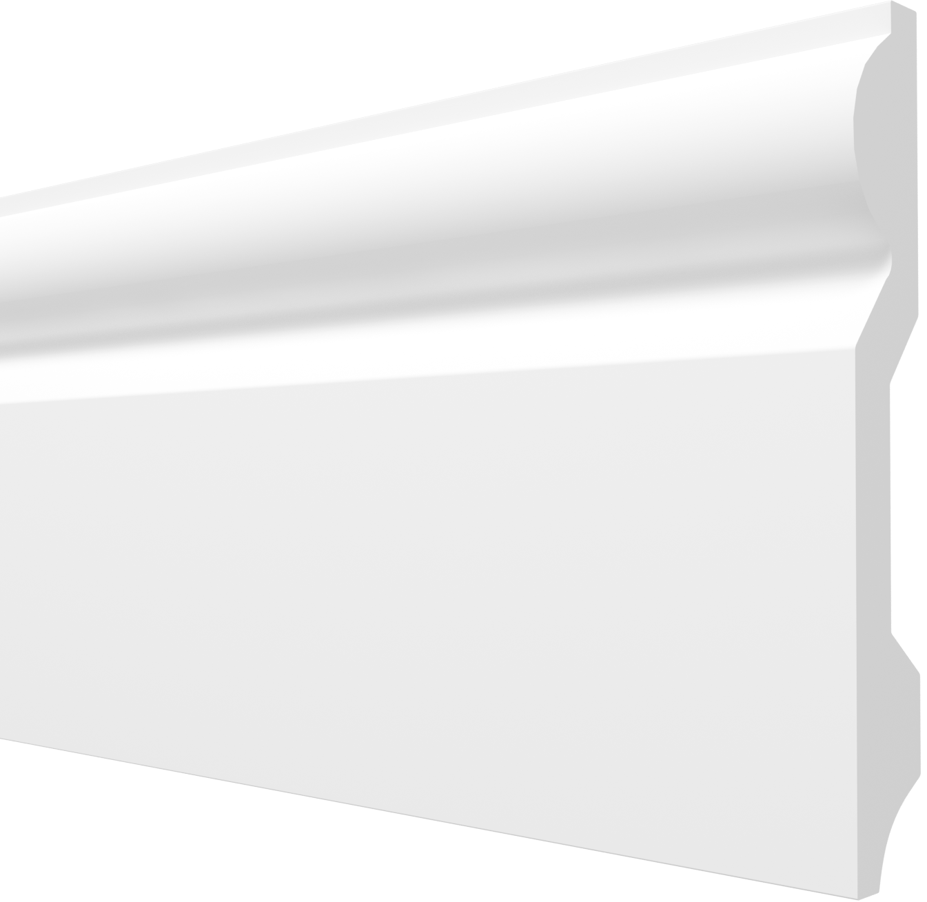 Плинтус напольный Decor-Dizayn DD137 100х14х2000/18 белый