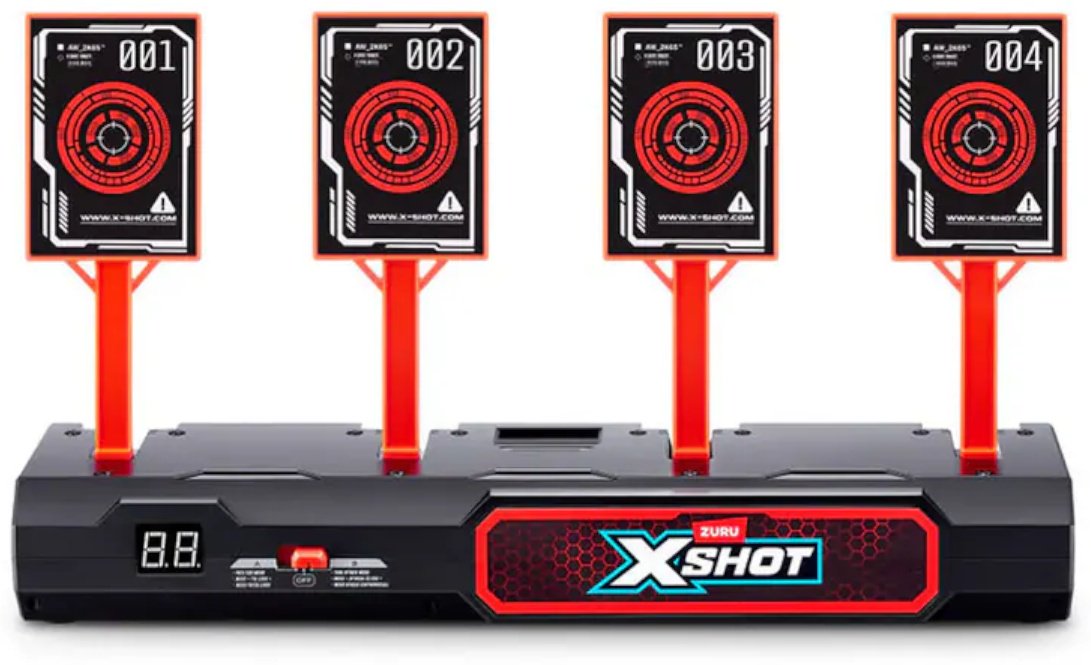 Бластеры X-Shot Excel. Fury 4 с 24 стрелами и набором мишеней 36840, купить,NaN