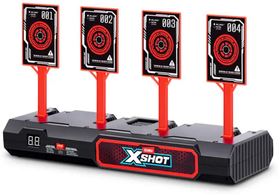 Бластеры X-Shot Excel. Fury 4 с 24 стрелами и набором мишеней 36840, купить,NaN