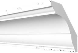 Плинтус потолочный Decor-Dizayn DD17 69х65х2000/14 белый