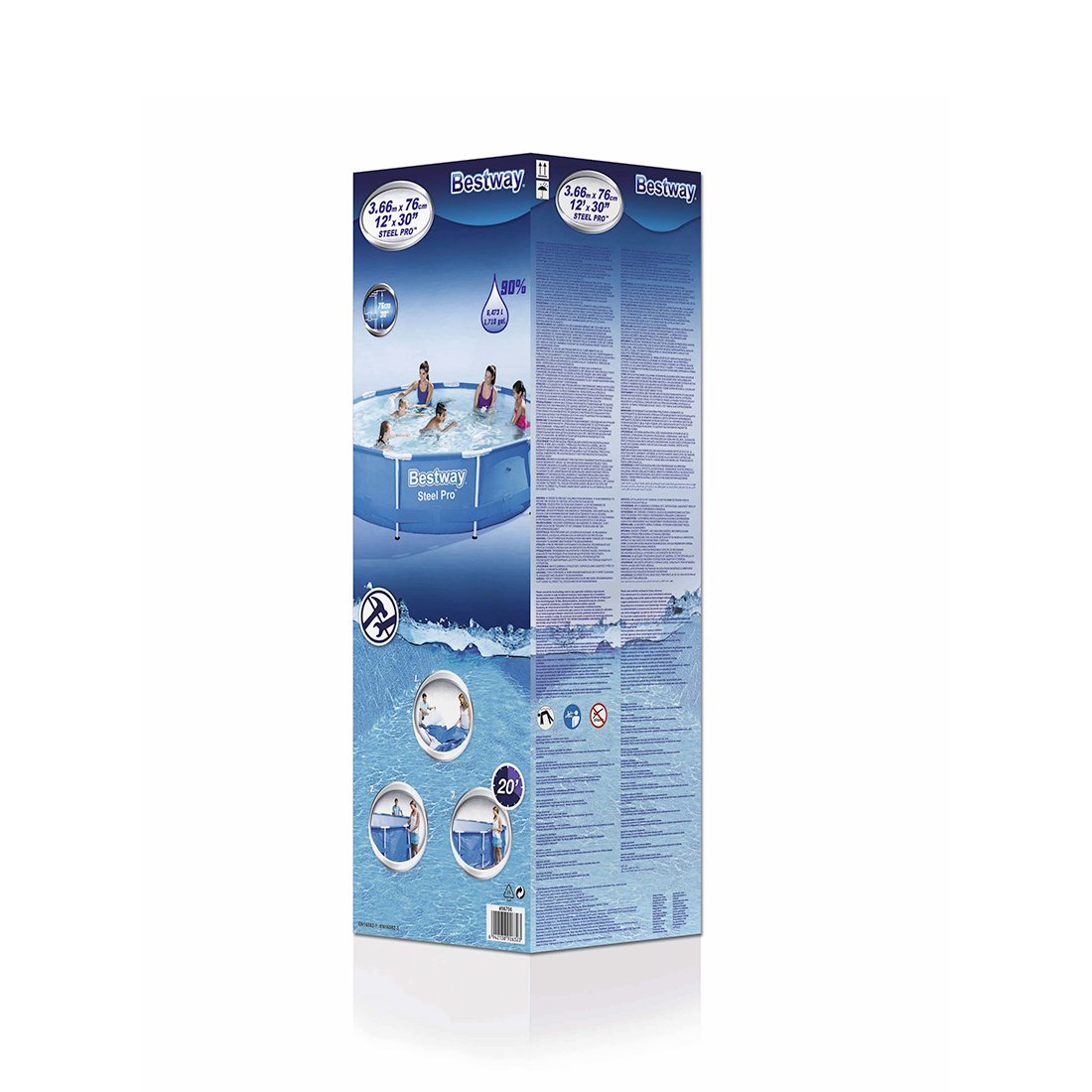 Бассейн каркасный Bestway Steel Pro Max 56706