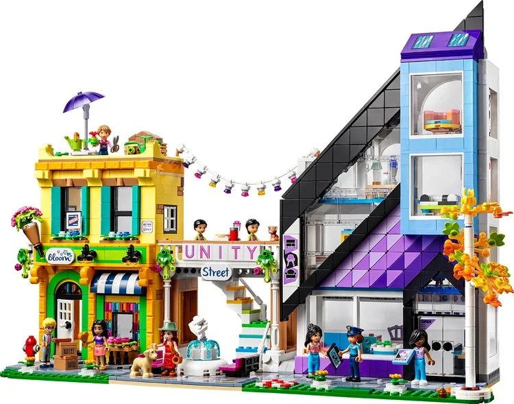Конструктор LEGO Подружки Цветочный магазин и Ателье в центре города 41732
