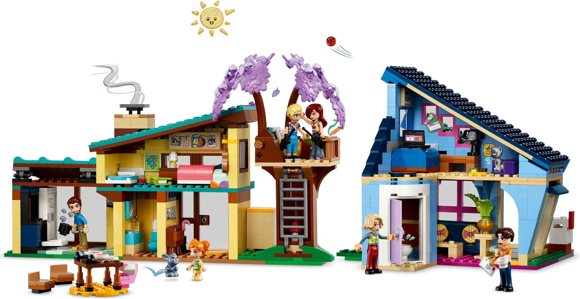 Конструктор LEGO Подружки Семейные дома Олли и Пейсли 42620  купить,NaN
