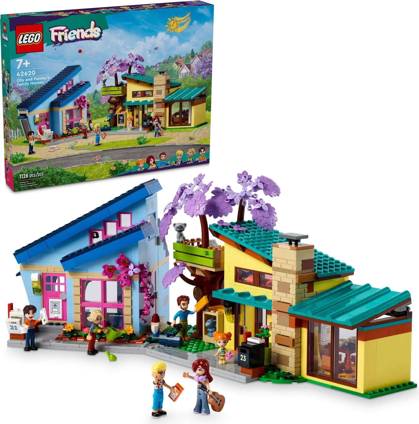 Конструктор LEGO Подружки Семейные дома Олли и Пейсли 42620  купить,NaN
