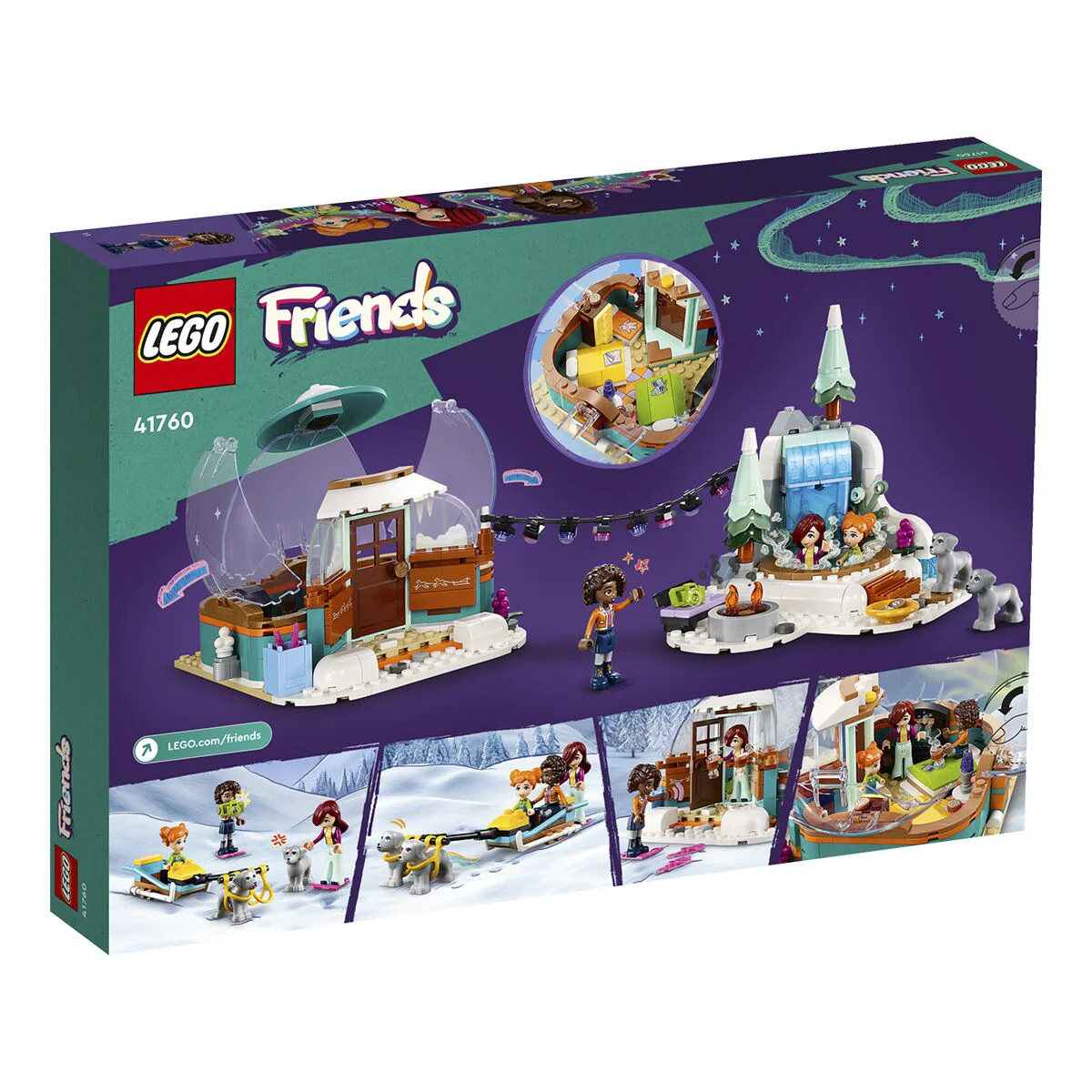Конструктор LEGO Подружки Праздничное приключение в иглу 41760