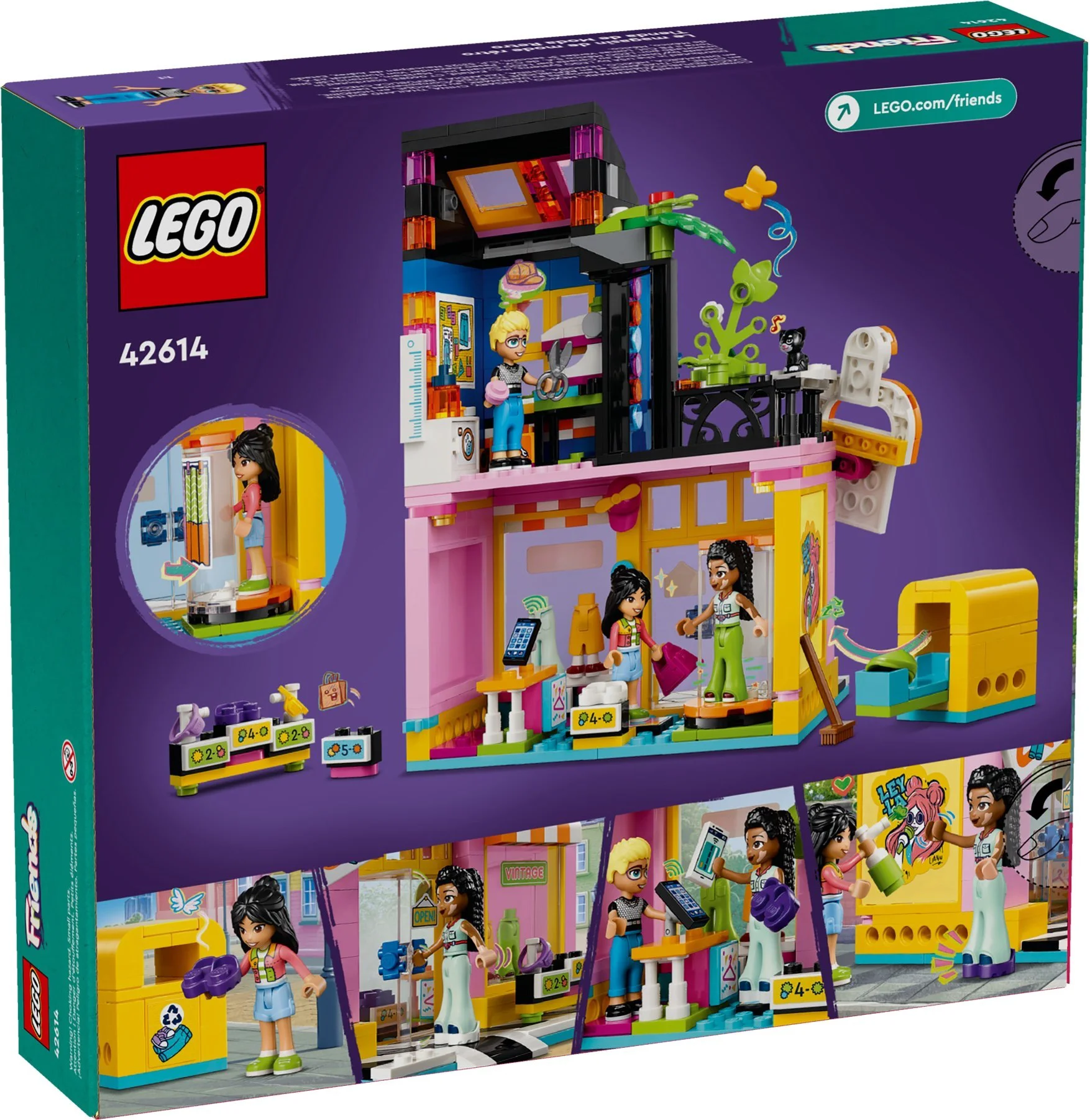 Конструктор LEGO Подружки Магазин винтажной моды 42614 купить,NaN
