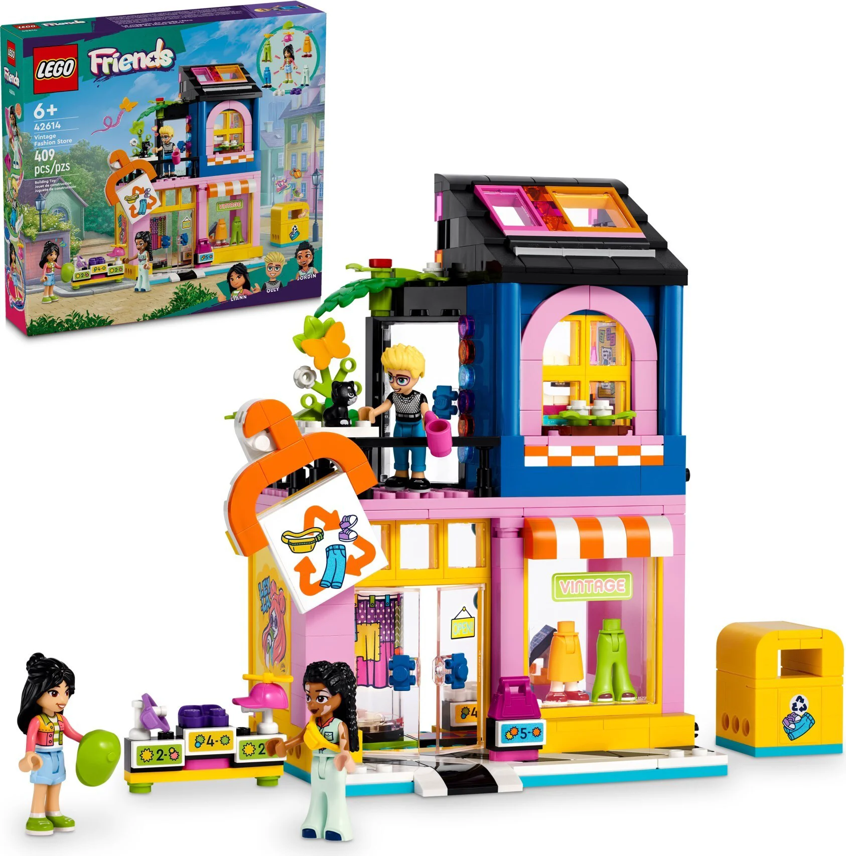 Конструктор LEGO Подружки Магазин винтажной моды 42614