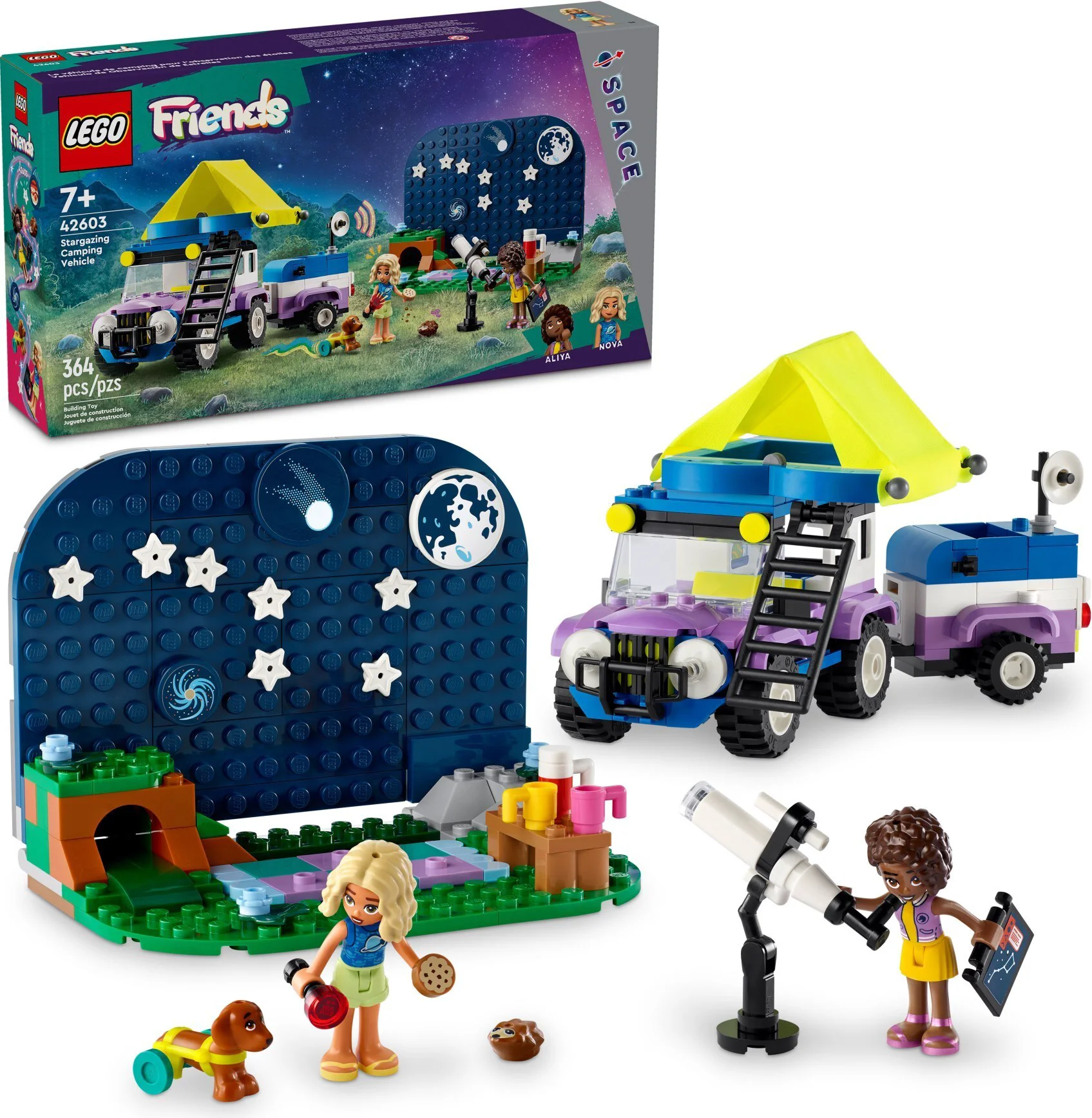 Конструктор LEGO Подружки Автомобиль для наблюдения за звездами 42603 