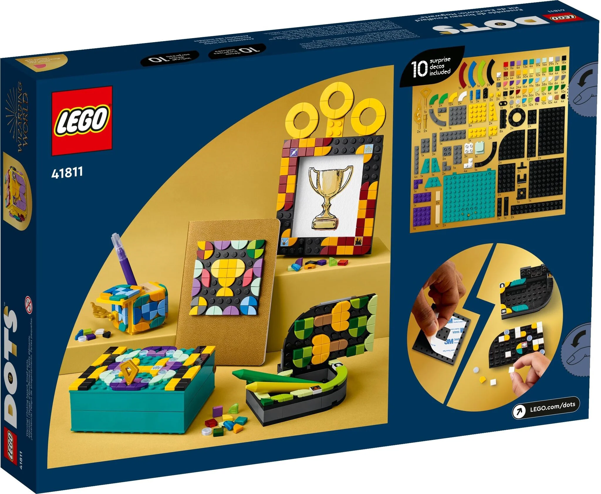 Конструктор LEGO DOTs Настольный комплект Хогвартс 41811