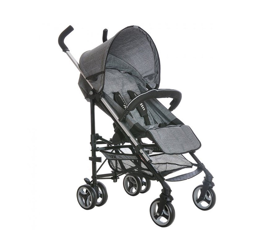 Коляска прогулка Gesslein S5 2+4 Sport Grau Meliert 305001545000 cерая меланж  купить,NaN