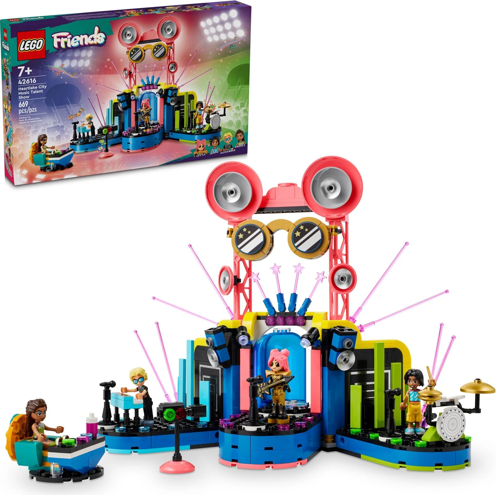 Конструктор LEGO Подружки Музыкальное шоу талантов в Хартлейк-Сити 42616 