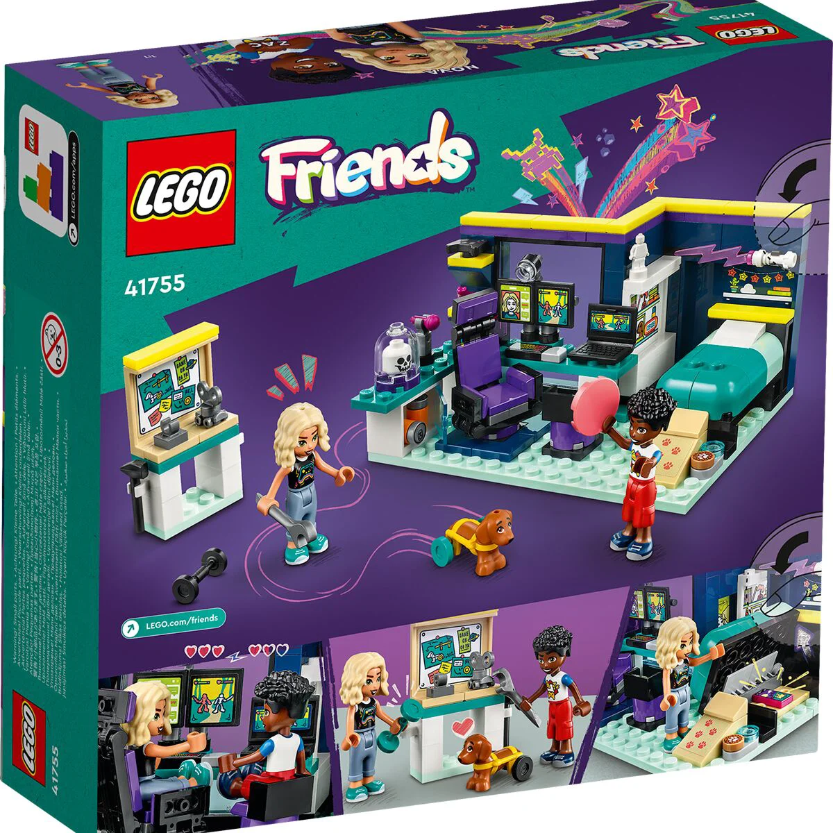 Конструктор LEGO Подружки Комната Новы 41755 купить,NaN