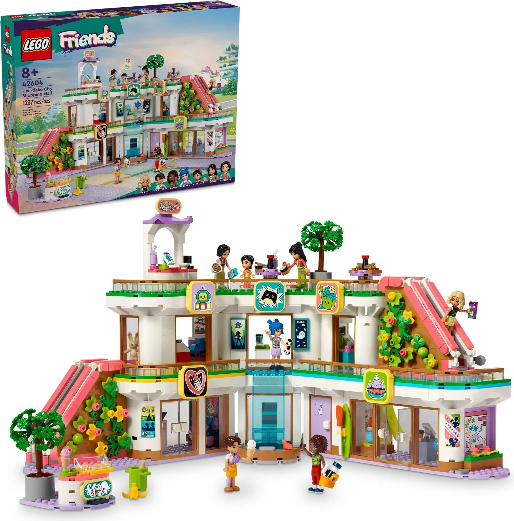 Конструктор LEGO Подружки Торговый центр Хартлейк-Сити 42604 