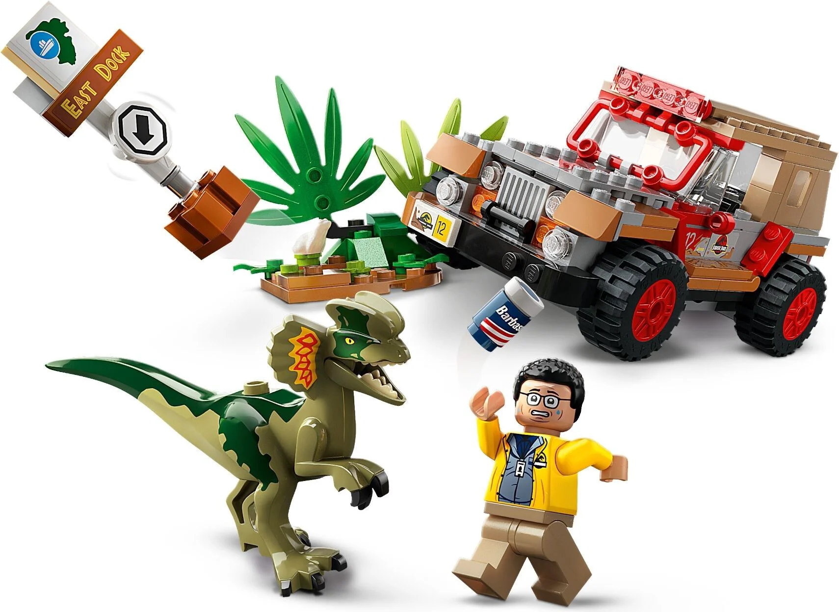 Конструктор LEGO Jurassic World Засада Дилофозавра 76958 
