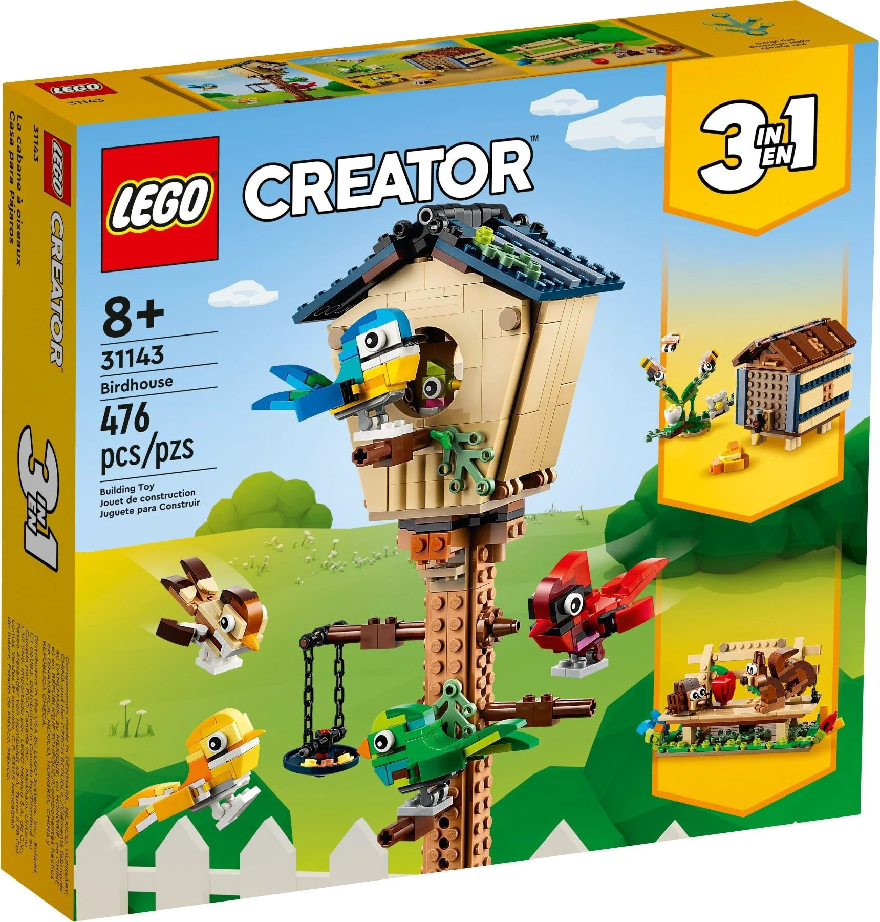 Конструктор LEGO Creator Скворечник 31143 купить,NaN