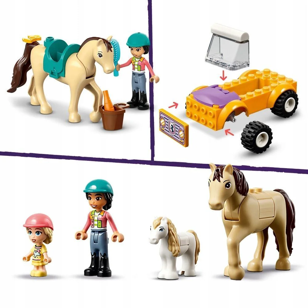Конструктор LEGO Подружки Трейлер с лошадьми и пони 42634