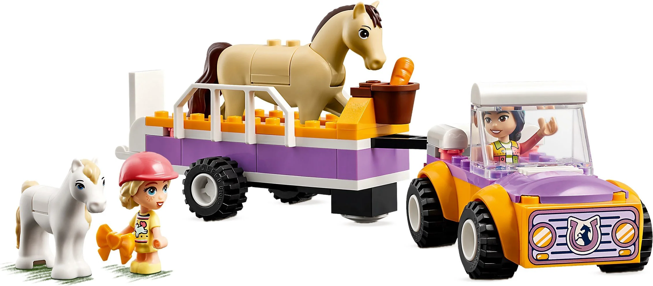 Конструктор LEGO Подружки Трейлер с лошадьми и пони 42634